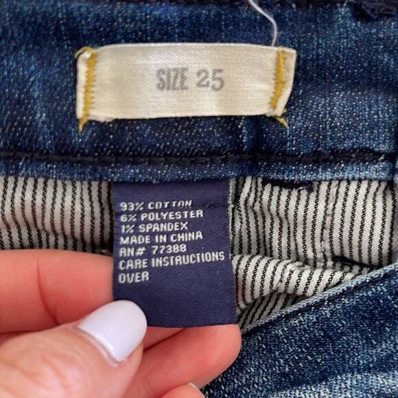 Madewell Skinny Skinny Ankle Zipper Jeans Size 25 - Picture 8 of 8